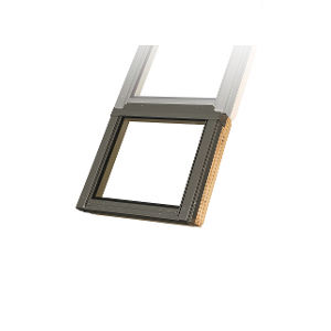 fenêtre de toit fixe / en métal / en bois / à double vitrage