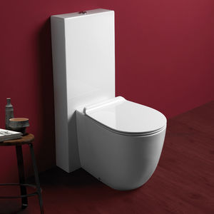 toilettes monobloc / en céramique