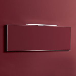 miroir de salle de bain mural / lumineux (LED) / contemporain / rectangulaire