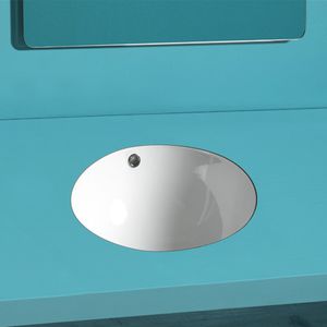 vasque sous plan / ronde / en céramique / contemporaine