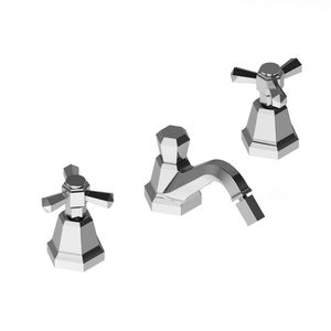 mélangeur pour bidet / à poser / en métal chromé / en bronze