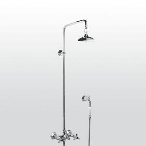 set de douche mural / contemporain / avec pommeau réglable / avec douche à main