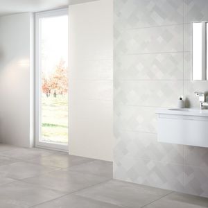carrelage de salle de bain / mural / en grès cérame / à motif