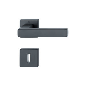 poignée de porte / en aluminium / contemporaine / avec serrure intégrée