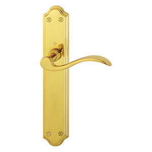 poignée de porte / en laiton / contemporaine