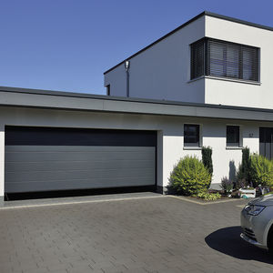 portes de garage sectionnelles / en mousse de polyuréthane / automatiques / isolantes