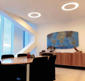 luminaire encastrable au plafond / à LED / rond / en métal