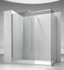 paroi de douche fixe / d'angle