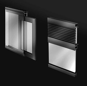 porte-fenêtre battante / en aluminium