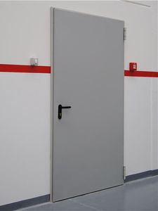 portes industrielles battantes / en acier galvanisé / coupe-feu / automatiques