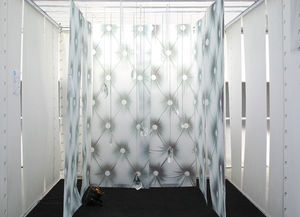 membrane textile en papier / pour cloison / ignifuge / translucide