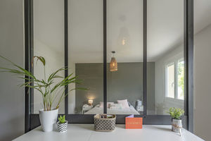 verrière pour agencement intérieur / transparente