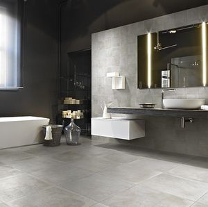 carrelage d'intérieur / pour sol / en grès cérame / uni