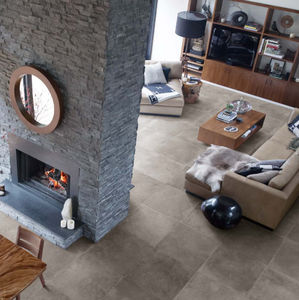 carrelage d'intérieur / pour sol / en grès cérame / uni