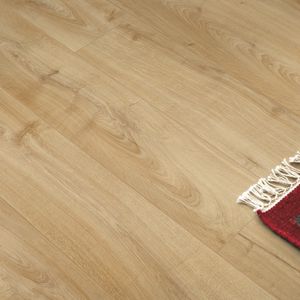 sol stratifié en HDF / flottante clic / aspect bois / pour le tertiaire