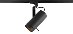 éclairage sur rail à LED / rond / en métal / résidentiel