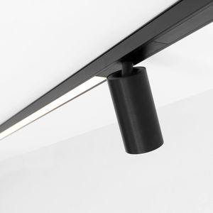 éclairage sur rail à LED / rond / en aluminium / professionnel
