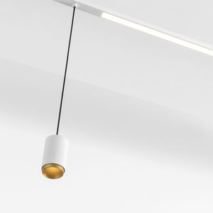 spot suspension / à LED / rond / en aluminium