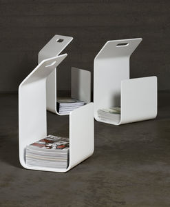 porte-revues contemporain / résidentiel / en bois laqué