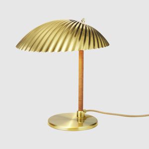 lampe de table / contemporaine / en laiton / dorée