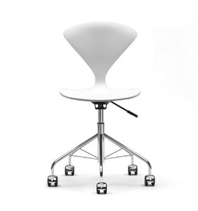 chaise de bureau contemporaine / pivotante / à hauteur réglable / à roulettes