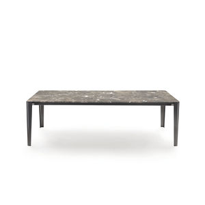 table à manger contemporaine / en bois / en métal / en marbre