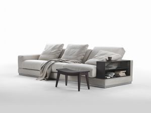 canapé modulable / d'angle / contemporain / en tissu