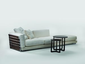 canapé modulable / d'angle / contemporain / en tissu