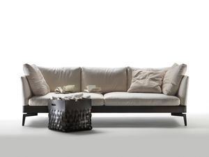 canapé modulable / d'angle / contemporain / en tissu