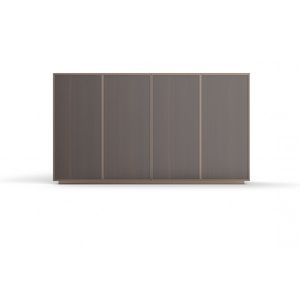 buffet haut / contemporain / en bois / en marbre