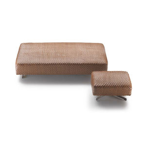 ottoman contemporain / en tissu / en cuir / d'intérieur