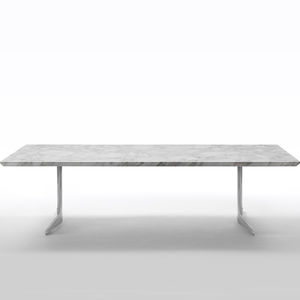 table basse contemporaine / en bois / en métal / en marbre