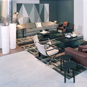 table basse / rectangulaire / contemporaine / en verre