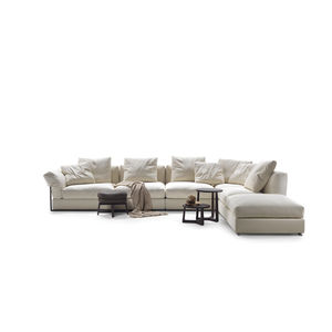 canapé modulable / d'angle / contemporain / en tissu