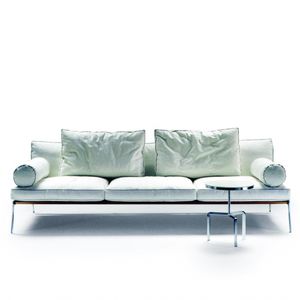 canapé contemporain / en tissu / en cuir / en métal