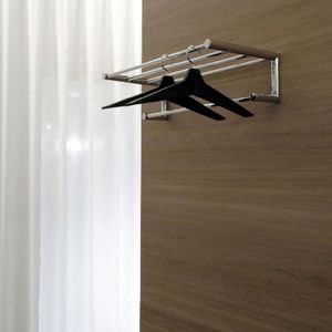 étagère murale / contemporaine / en acier inoxydable