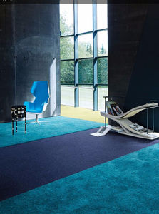 moquette en dalles / tuftée / shaggy / en velours