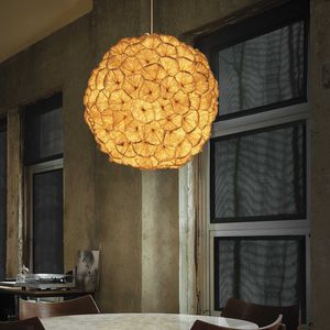 lampe suspension / contemporaine / en papier / fait main
