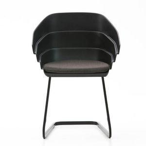 fauteuil contemporain / en tissu / en polyuréthane / cantilever