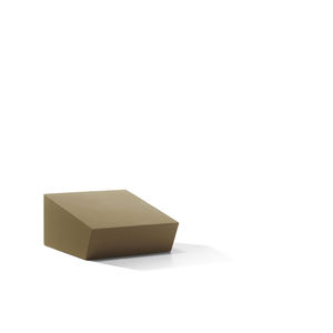 ottoman contemporain / en tissu / en mousse haute densité enduite / en cuir