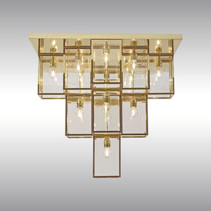 lustre classique / en verre / à incandescence / à LED