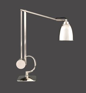lampe de bureau / contemporaine / en verre / en laiton