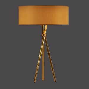 lampe de table / classique / en carton / en laiton