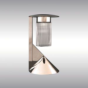 lampe de table / classique / en cristal / en nickel