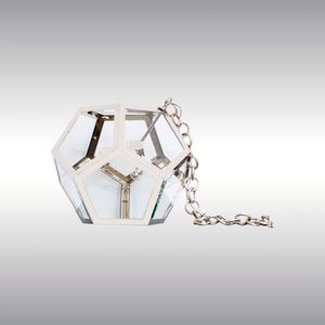 lampe de sol / classique / en laiton / en verre