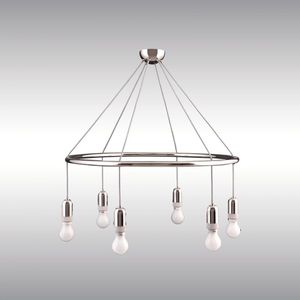 lustre classique / en laiton / sur mesure / par Adolf Loos