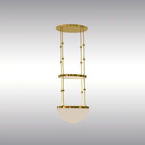lampe suspension / classique / en verre / en verre soufflé
