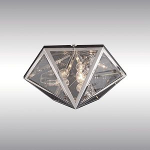 plafonnier classique / en verre / en laiton / à LED