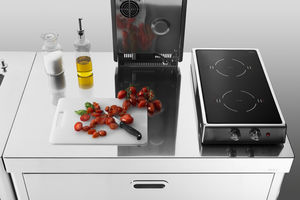 table de cuisson électrique / à induction / en inox