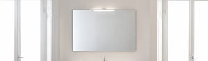 miroir mural / contemporain / rectangulaire / lumineux